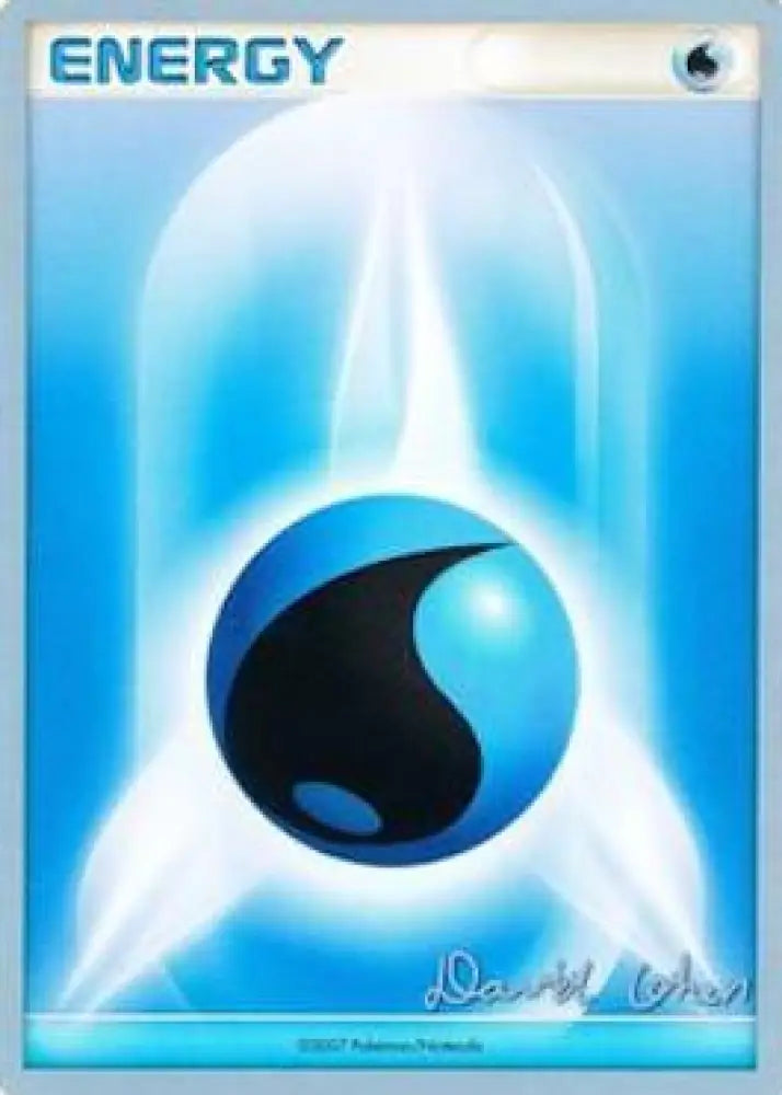 Water Energy (Stallgon - David Cohen) [World Championships 2009] - Pokemon Single