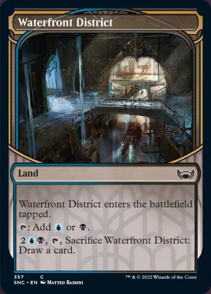Waterfront District (Showcase Skyscraper) [Streets of New Capenna] - MTG Single