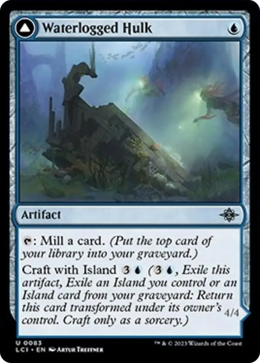 Waterlogged Hulk // Watertight Gondola [The Lost Caverns of Ixalan] - MTG Single