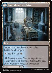 Waterlogged Teachings //Inundated Archive [Modern Horizons 3] - MTG Single