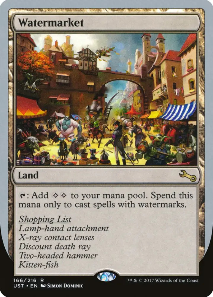Watermarket [Unstable] - MTG Single
