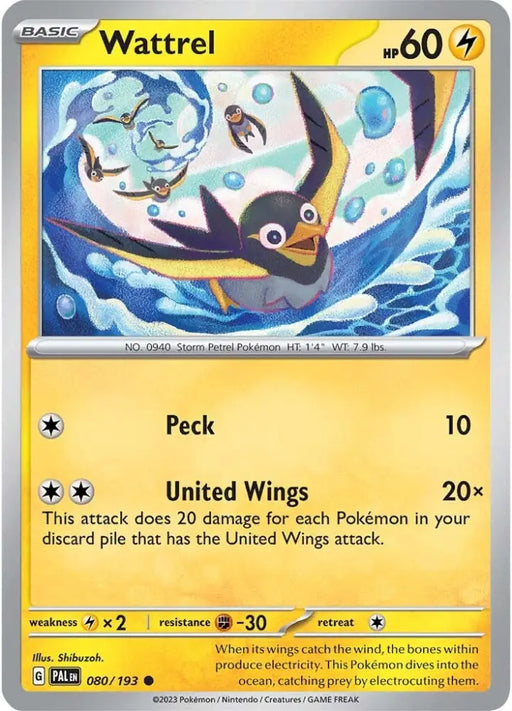 Wattrel (080/193) [Scarlet & Violet: Paldea Evolved] - Pokemon Single