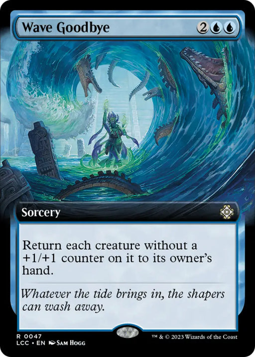 Wave Goodbye (Extended Art) [The Lost Caverns of Ixalan Commander] - MTG Single