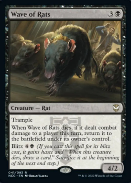 Wave of Rats [Streets of New Capenna Commander] - MTG Single