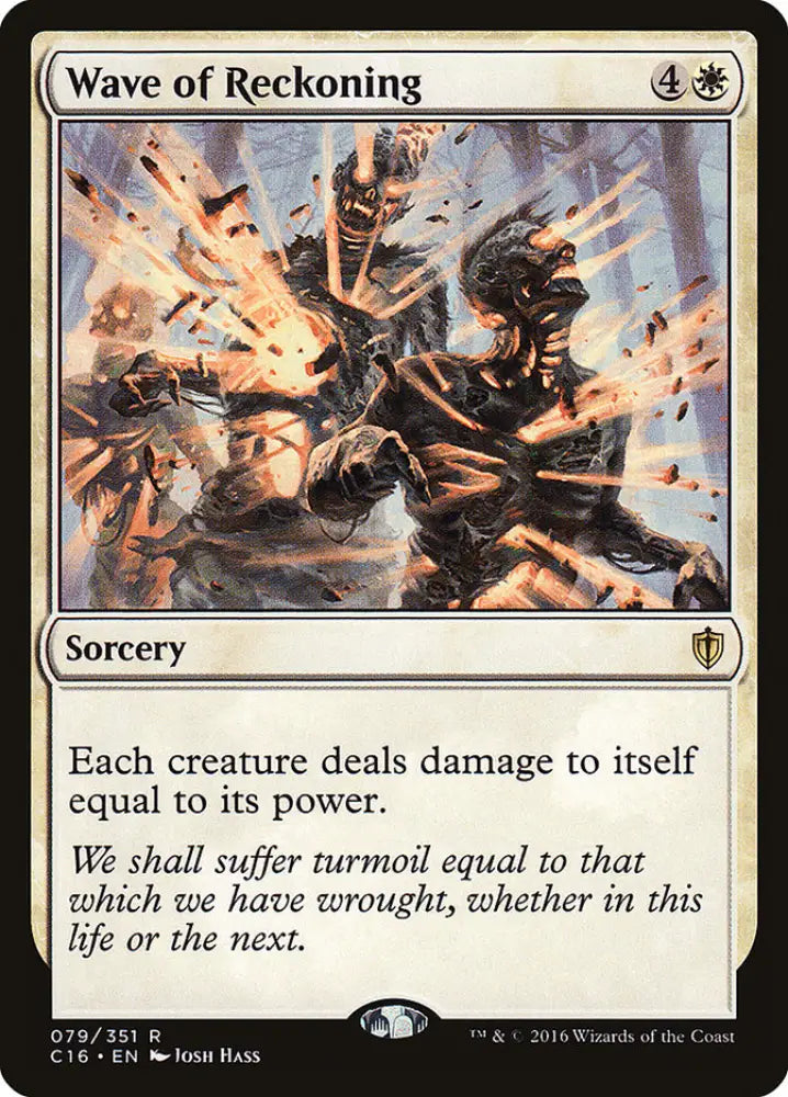Wave of Reckoning [Commander 2016] - MTG Single
