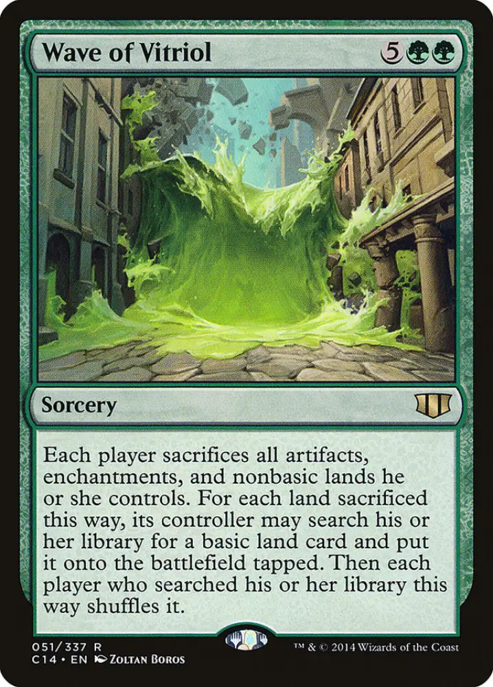 Wave of Vitriol [Commander 2014] - MTG Single