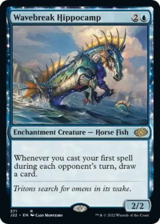 Wavebreak Hippocamp [Jumpstart 2022] - MTG Single