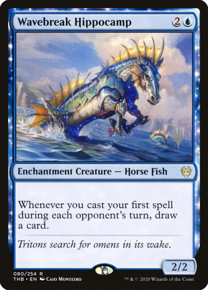 Wavebreak Hippocamp (Promo Pack) [Theros Beyond Death Promos] - MTG Single