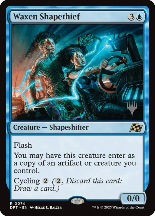 Waxen Shapethief (Promo Pack) [Aetherdrift Promos] - MTG Single