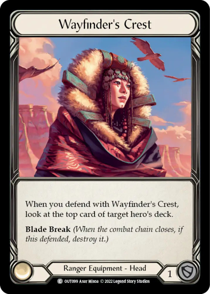 Wayfinder’s Crest [Outsiders] Rainbow Foil - Flesh And Blood Single