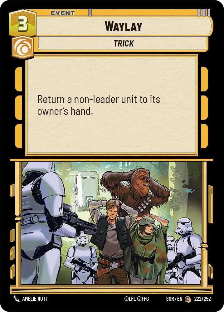 Waylay (222/252) [Spark of Rebellion] - Star Wars: Unlimited Single