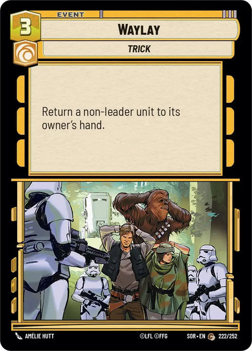 Waylay (222/252) [Spark of Rebellion] - Star Wars: Unlimited Single