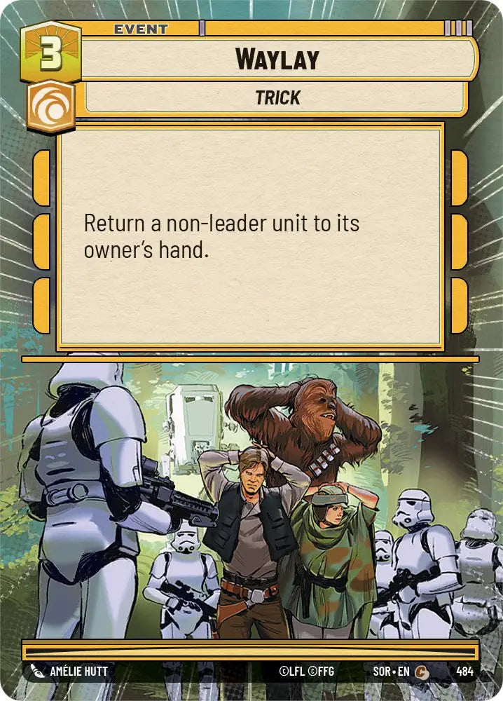 Waylay (Hyperspace) (484) [Spark of Rebellion] - Star Wars: Unlimited Single