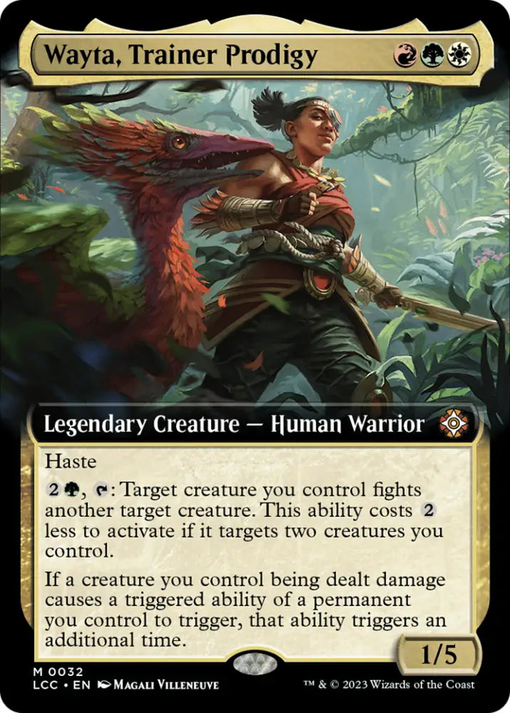 Wayta Trainer Prodigy (Extended Art) [The Lost Caverns of Ixalan Commander] - MTG Single