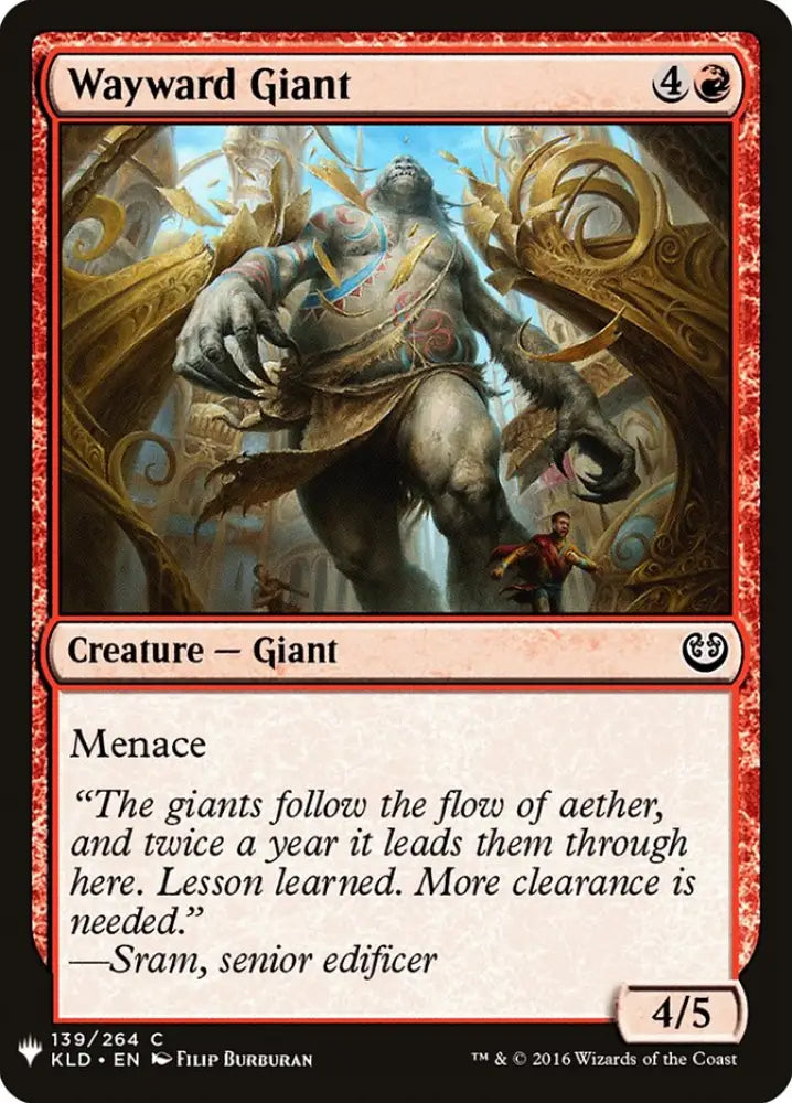 Wayward Giant [Mystery Booster] - MTG Single