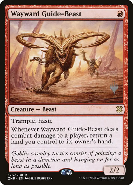 Wayward Guide-Beast (Promo Pack) [Zendikar Rising Promos] - MTG Single