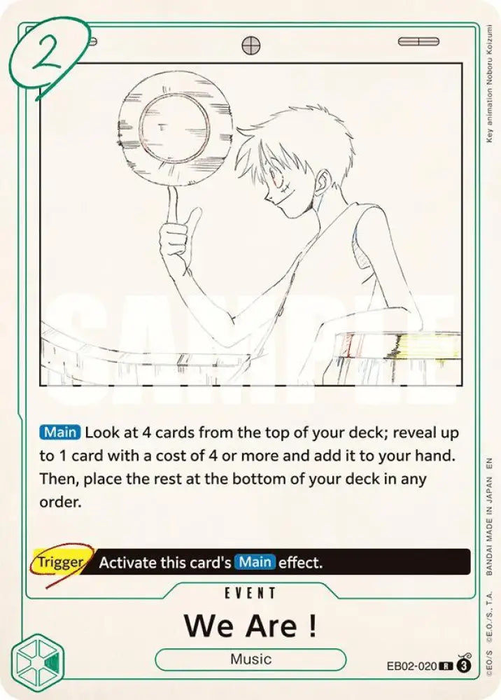 We Are! (EB02-020) [Extra Booster: Anime 25th Collection]