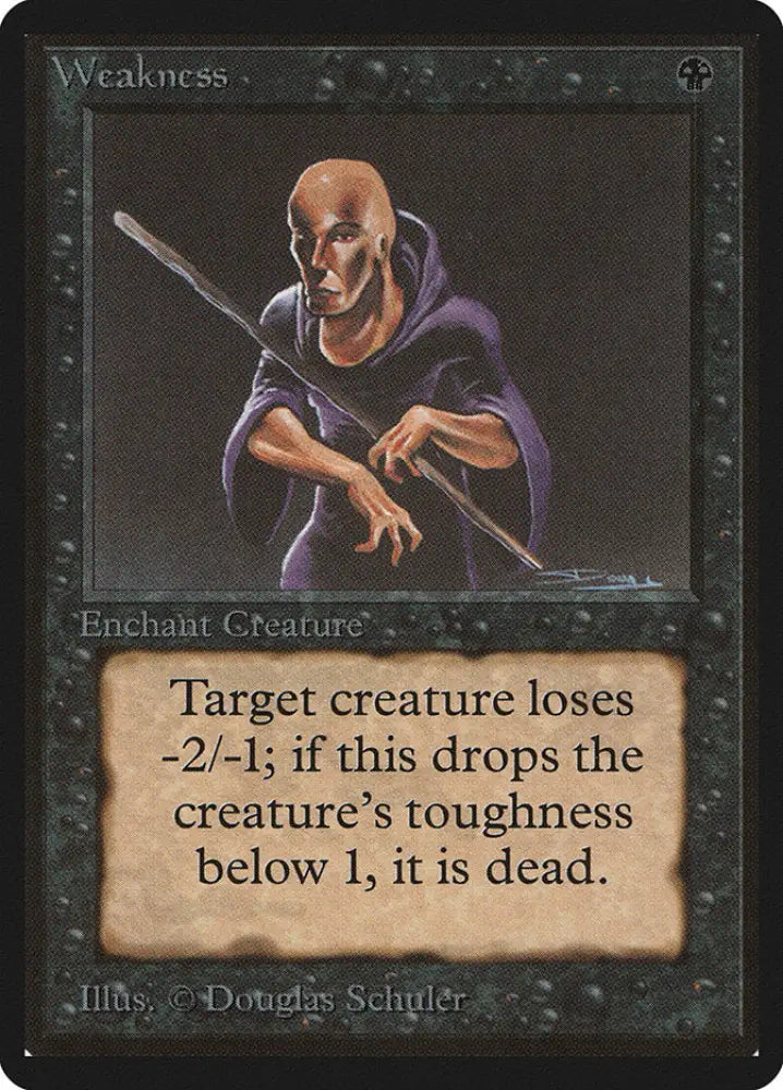 Weakness [Beta Edition] - MTG Single