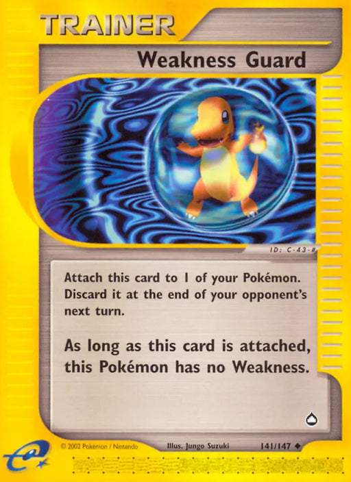 Weakness Guard (141/147) [Aquapolis] - Pokemon Single