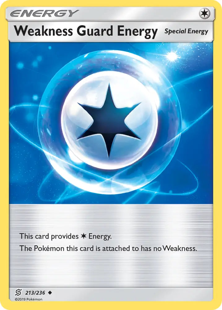 Weakness Guard Energy (213/236) [Sun & Moon: Unified Minds] - Pokemon Single