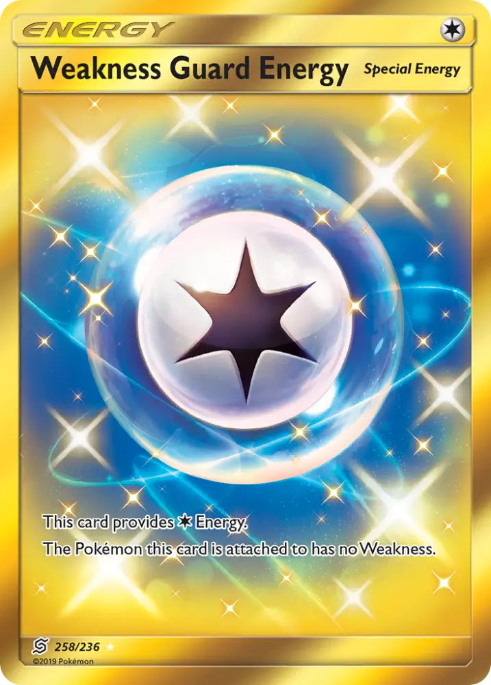 Weakness Guard Energy (258/236) [Sun & Moon: Unified Minds] - Pokemon Single