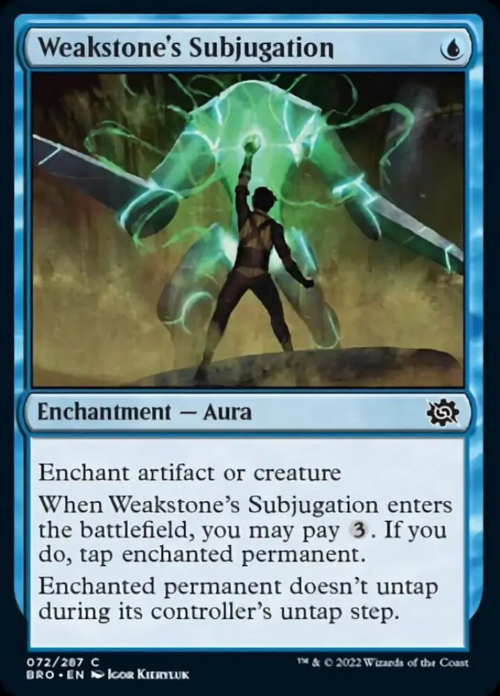 Weakstone’s Subjugation [The Brothers’ War] - MTG Single