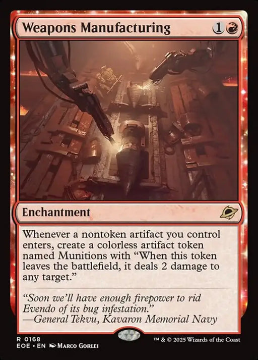 Weapons Manufacturing (168) [Edge of Eternities]