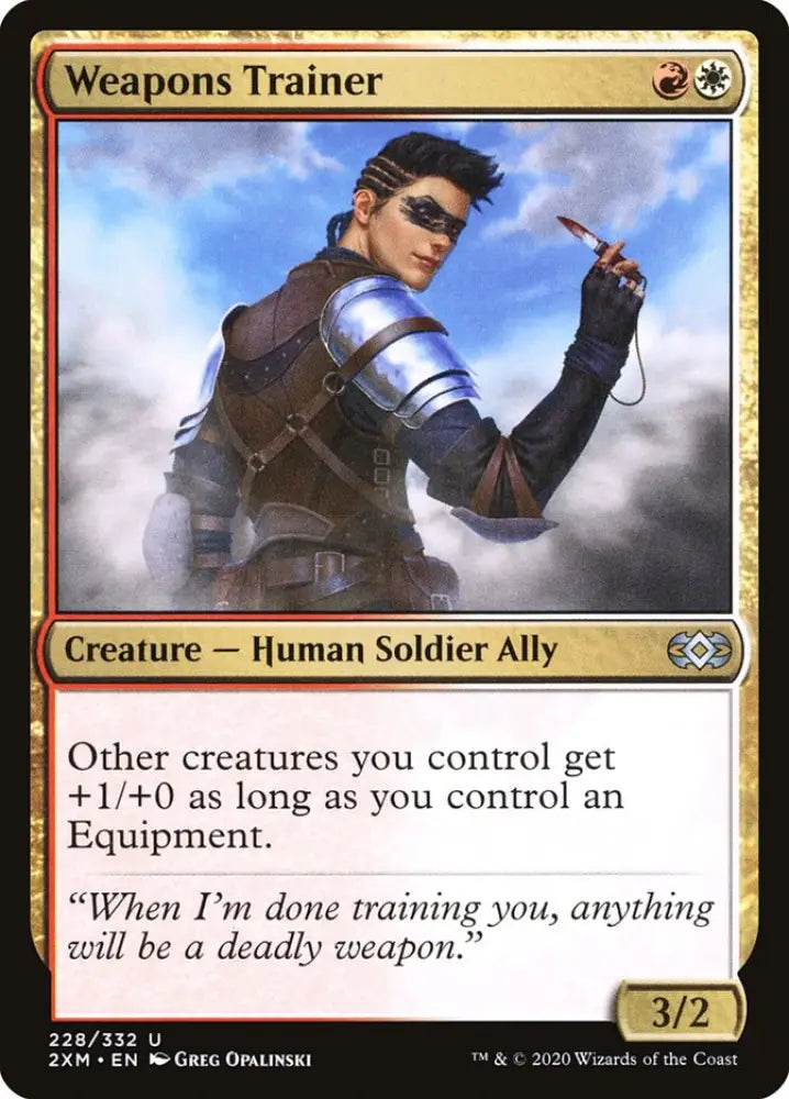 Weapons Trainer [Double Masters] - MTG Single