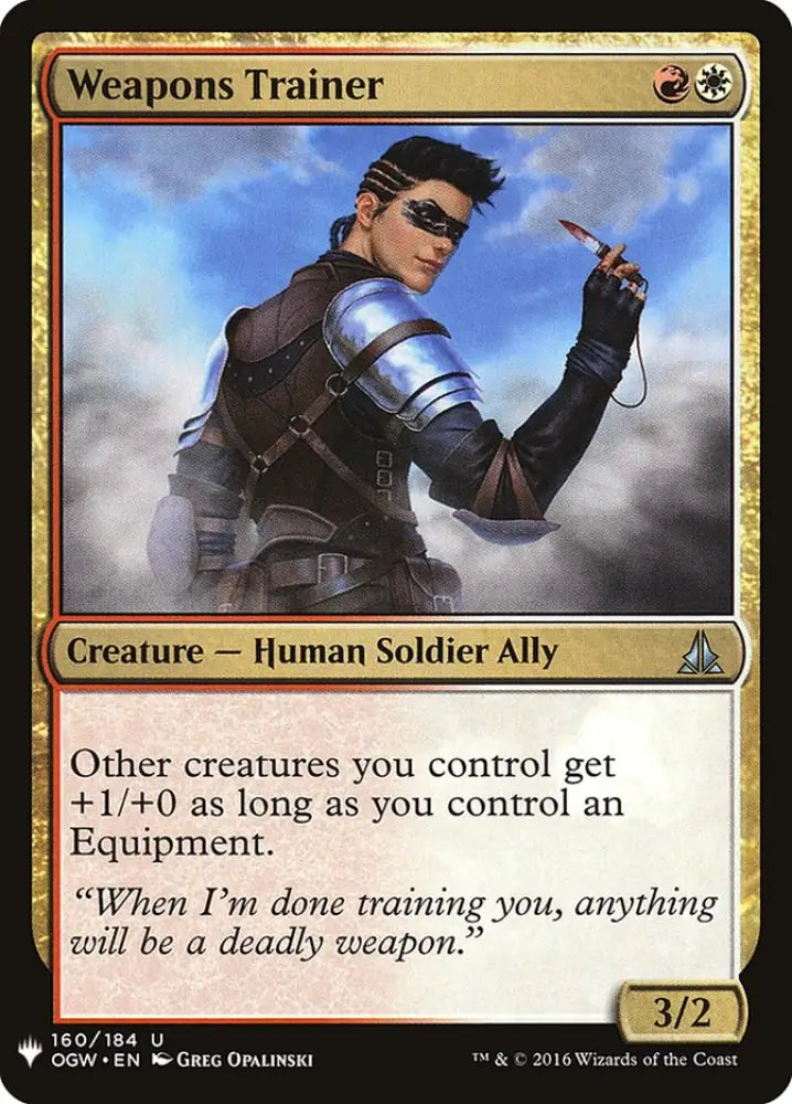 Weapons Trainer [Mystery Booster] - MTG Single