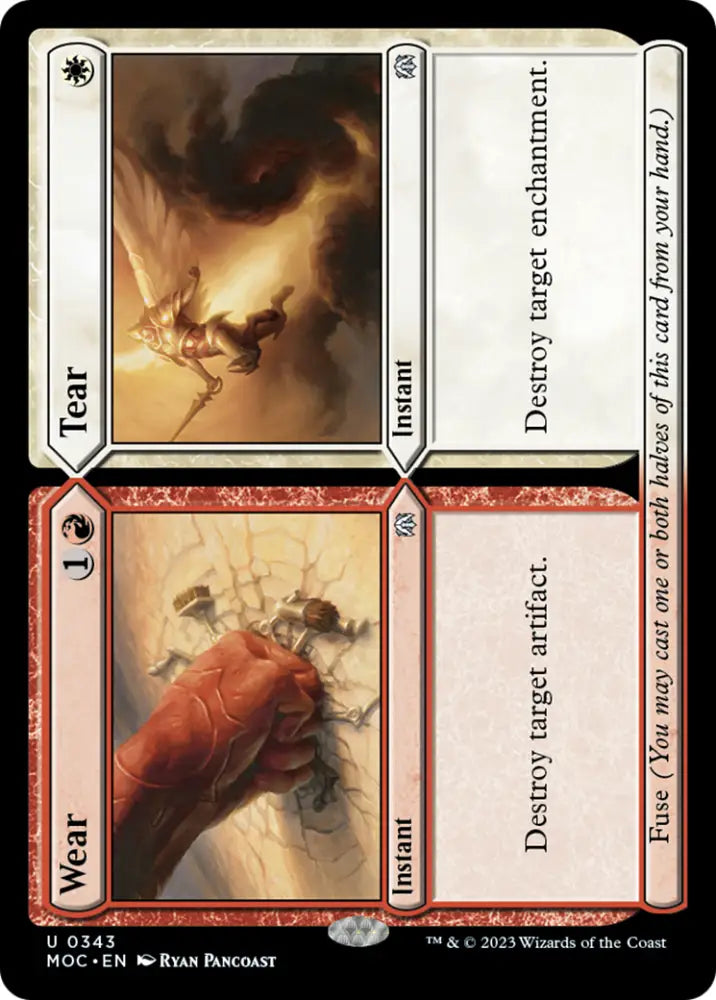 Wear // Tear [March of the Machine Commander] - MTG Single