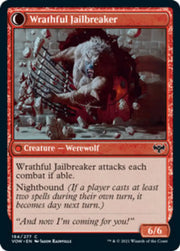 Weary Prisoner // Wrathful Jailbreaker [Innistrad: Crimson Vow] - MTG Single