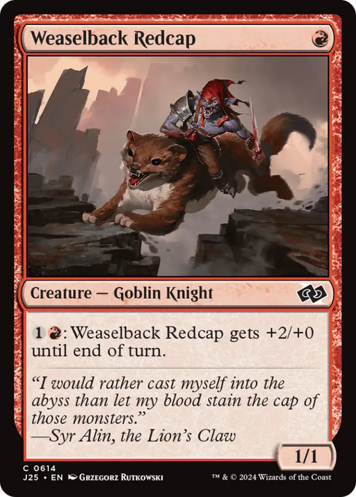 Weaselback Redcap [Foundations Jumpstart] - MTG Single