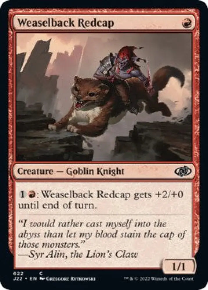 Weaselback Redcap [Jumpstart 2022] - MTG Single