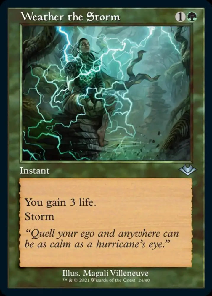 Weather the Storm (Retro Foil Etched) [Modern Horizons] - MTG Single