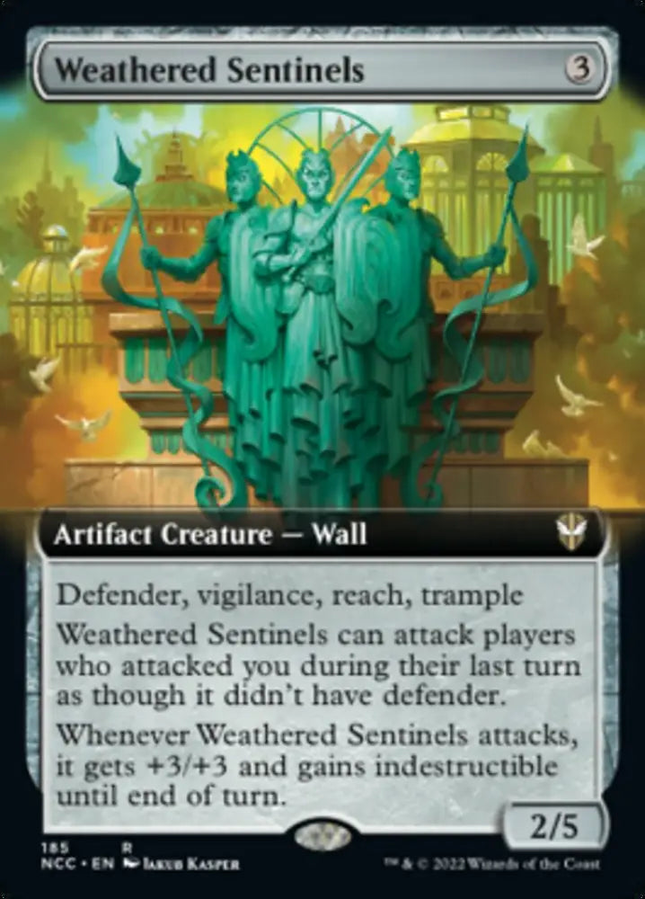 Weathered Sentinels (Extended Art) [Streets of New Capenna Commander] - MTG Single