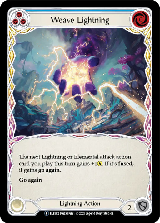 Weave Lightning (Blue) [Tales of Aria Unlimited] Unlimited Normal - Flesh And Blood Single