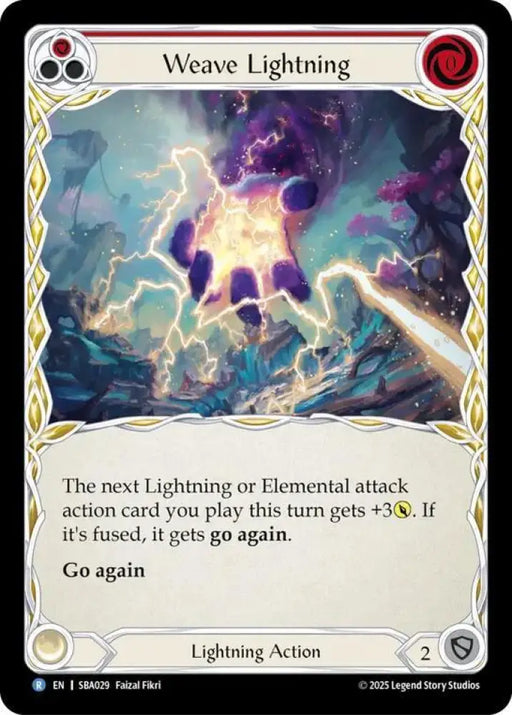 Weave Lightning (Red) (SBA029) [Silver Age Chapter 3]