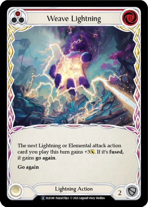 Weave Lightning (Red) [Tales of Aria Unlimited] Unlimited Normal - Flesh And Blood Single