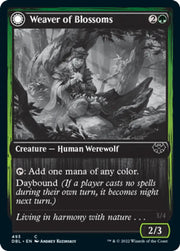 Weaver of Blossoms // Blossom-Clad Werewolf [Innistrad: Double Feature] - MTG Single