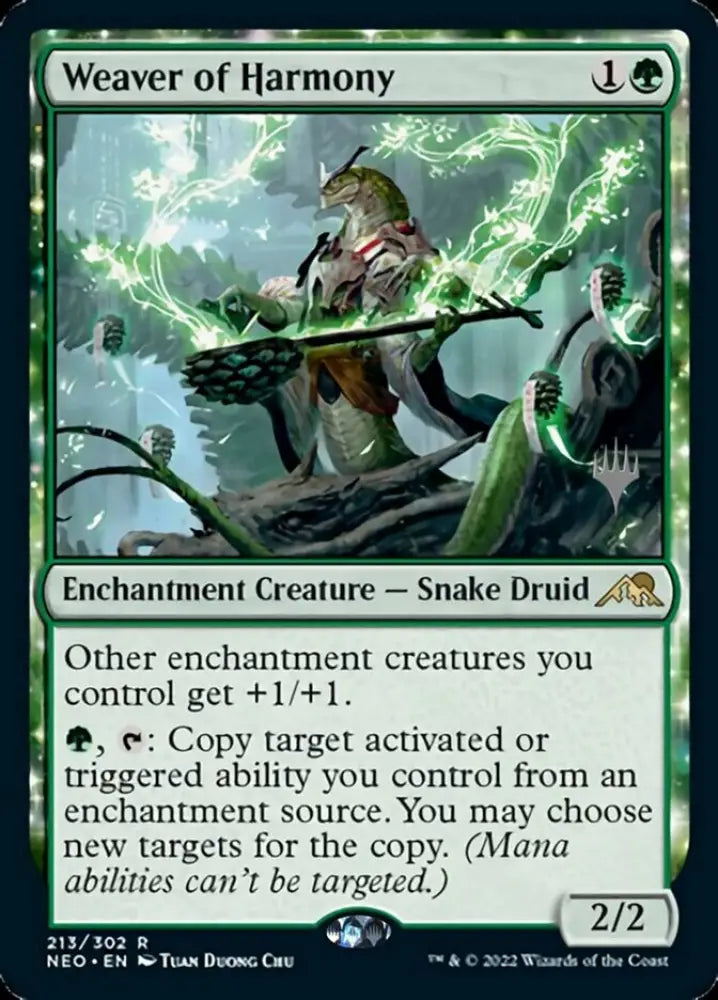 Weaver of Harmony (Promo Pack) [Kamigawa: Neon Dynasty Promos] - MTG Single