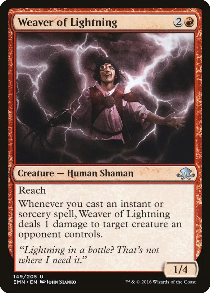 Weaver of Lightning [Eldritch Moon] - MTG Single