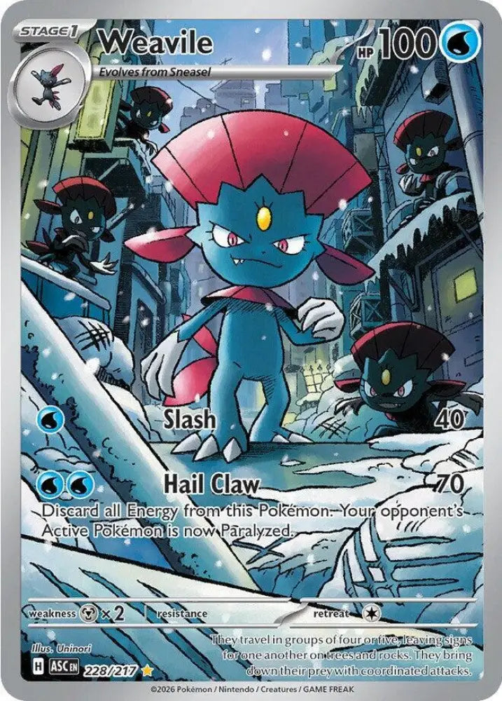 Weavile - 228/217 [ME: Ascended Heroes]