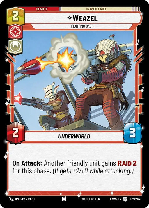 Weazel - Fighting Back (182/264) [A Lawless Time]