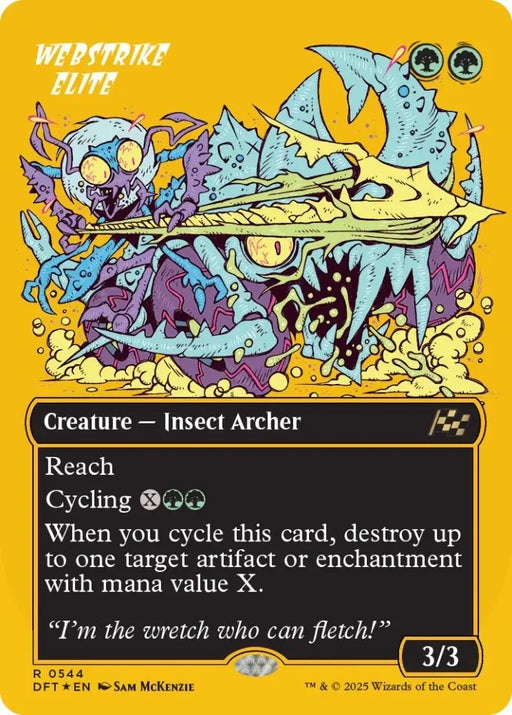 Webstrike Elite (Borderless) (First-Place Foil) [Aetherdrift] - MTG Single
