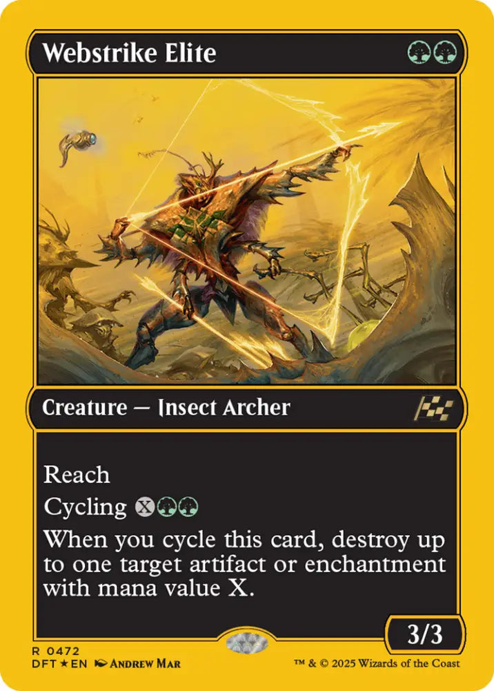 Webstrike Elite (First-Place Foil) [Aetherdrift] - MTG Single
