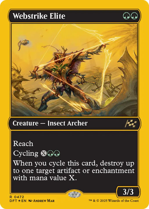 Webstrike Elite (First-Place Foil) [Aetherdrift] - MTG Single