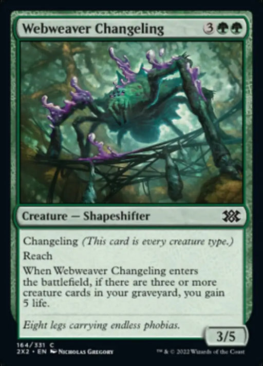 Webweaver Changeling [Double Masters 2022] - MTG Single