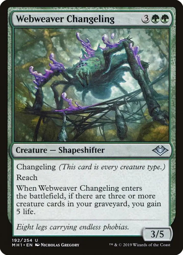 Webweaver Changeling [Modern Horizons] - MTG Single