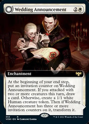Wedding Announcement // Wedding Festivity (Extended Art) [Innistrad: Crimson Vow] - MTG Single