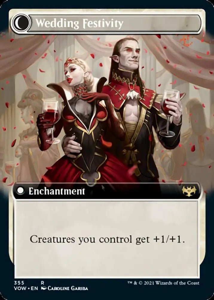 Wedding Announcement // Wedding Festivity (Extended Art) [Innistrad: Crimson Vow] - MTG Single
